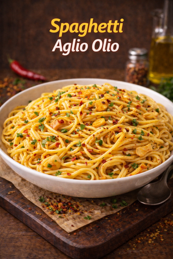 Spaghetti Aglio Olio – Classic Garlic Olive Oil Pasta
